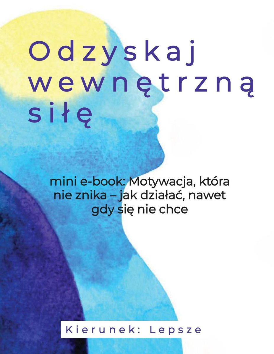 Motywacja która nie znika. Jak działać nawet gdy się nie chce - ebook PDF okładka