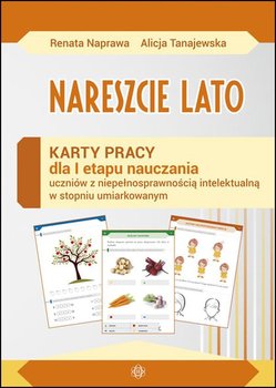 Nareszcie lato. Karty pracy dla pierwszego etapu nauczania uczniów z niepełnosprawnością w stopniu umiarkowanym okładka