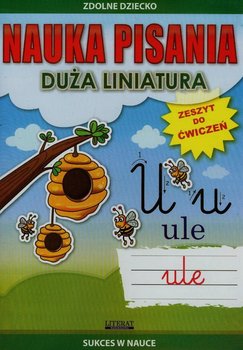 Nauka pisania. Duża liniatura okładka