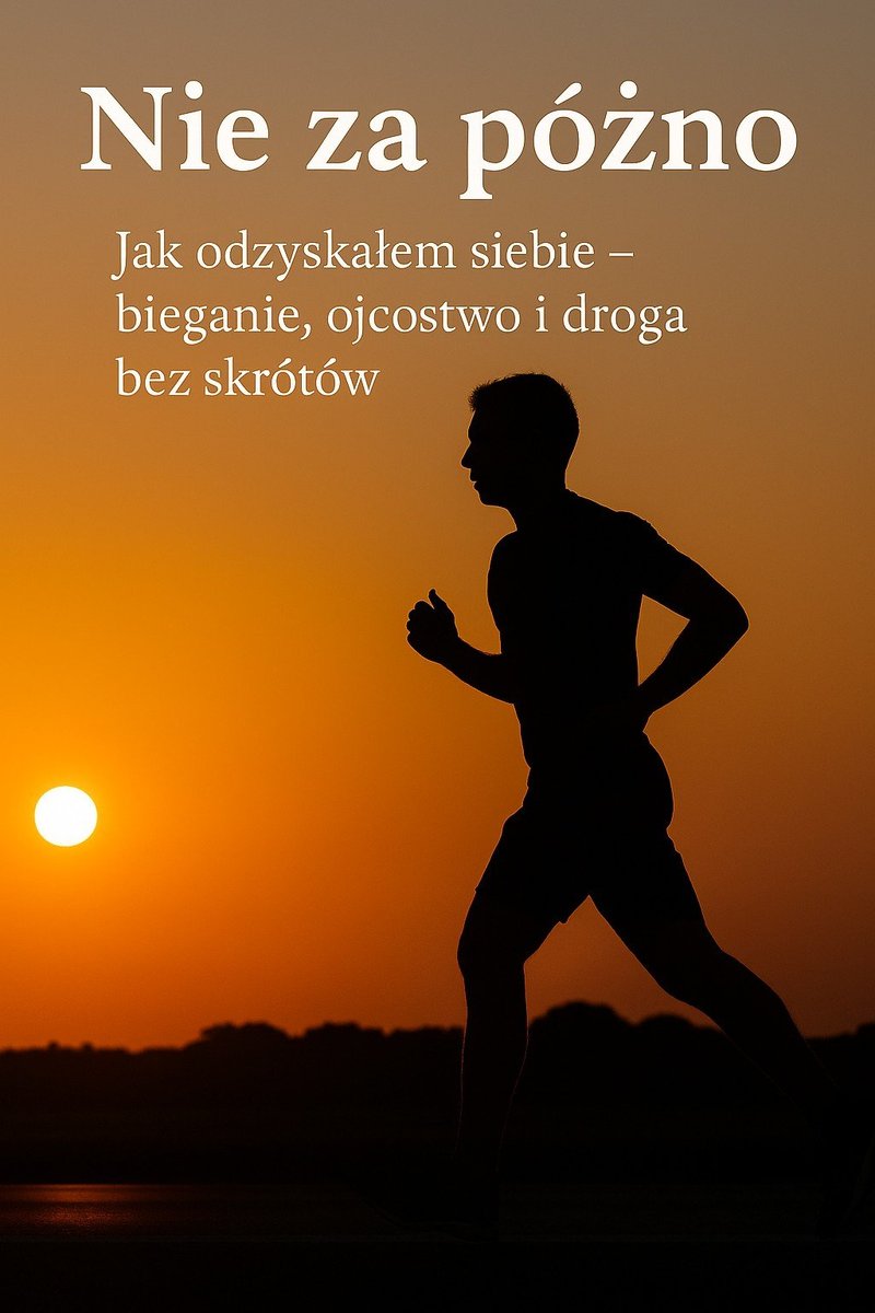 Nie za późno Jak odzyskałem siebie – bieganie, ojcostwo i droga bez skrótów okładka