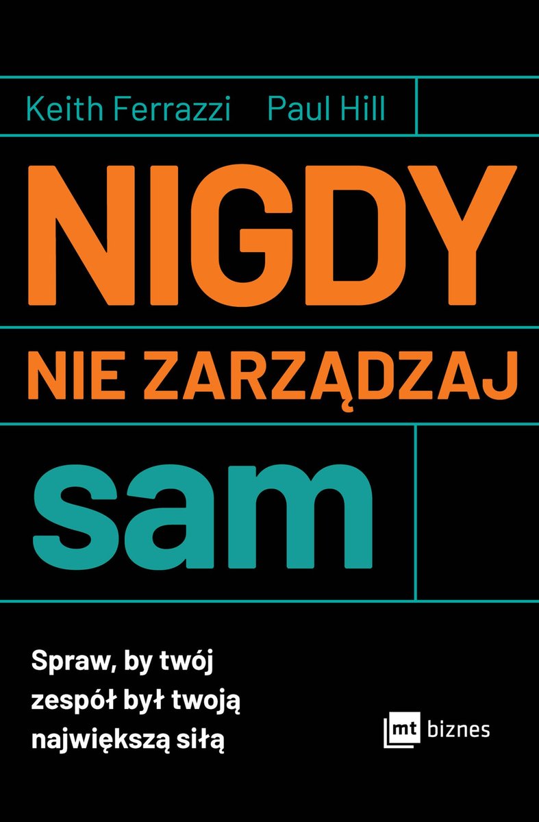 Nigdy nie zarządzaj sam. Spraw, by twój zespół był twoją największą siłą - ebook EPUB okładka