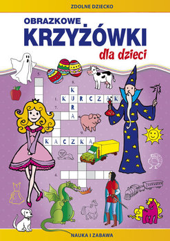 Obrazkowe krzyżówki dla dzieci okładka