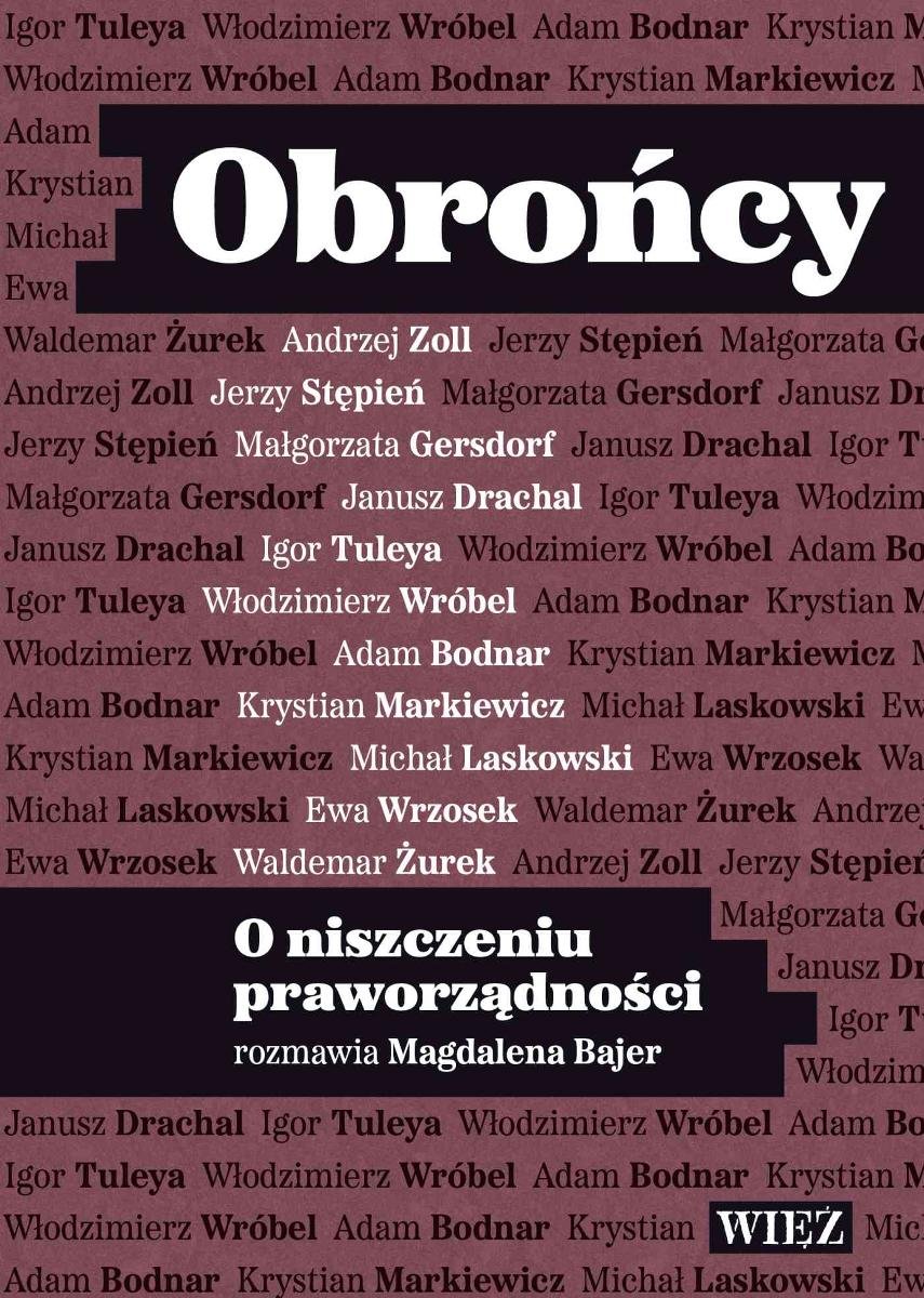 Obrońcy. O niszczeniu praworządności okładka