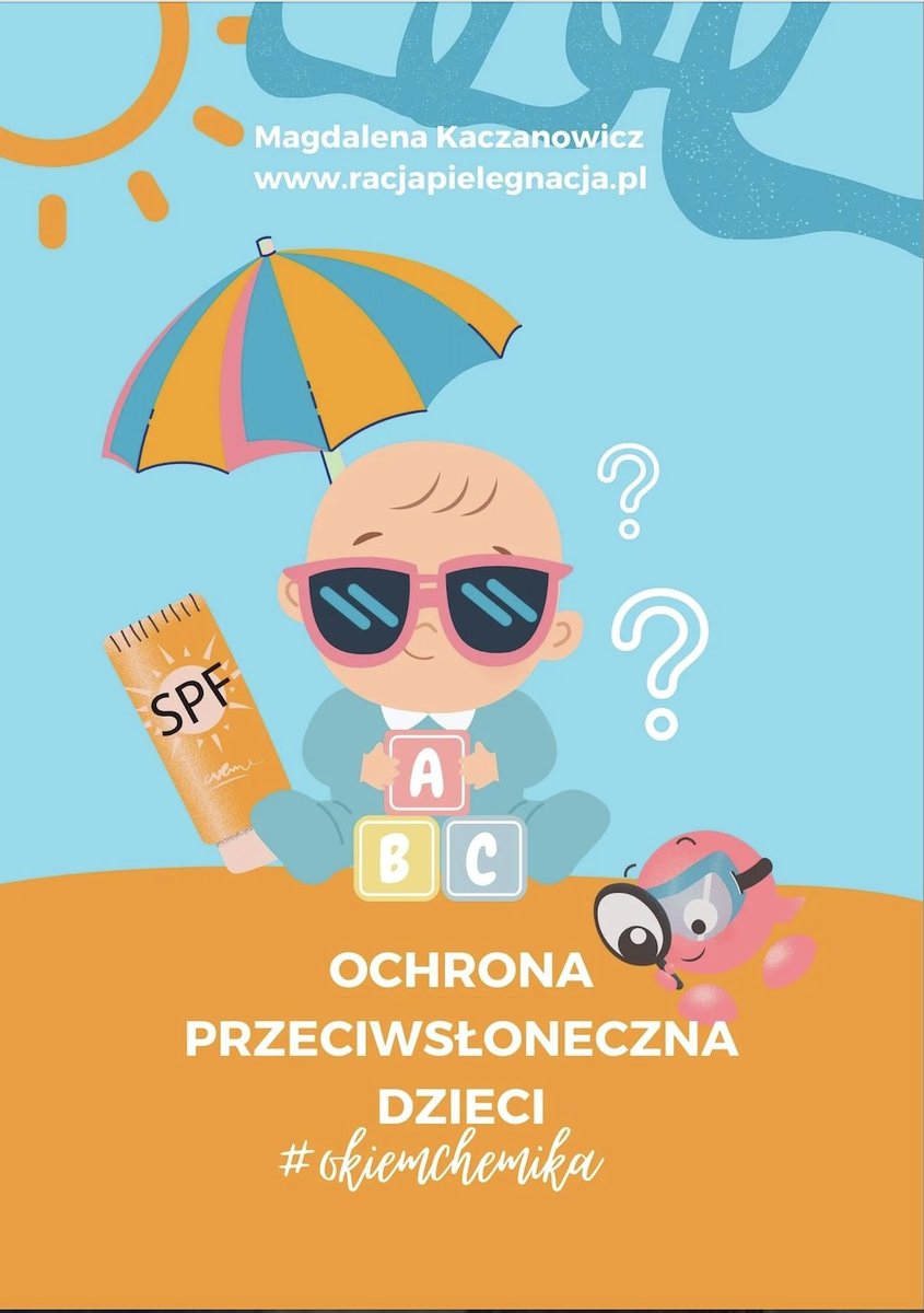 Ochrona przeciwsłoneczna dzieci #okiemchemika okładka