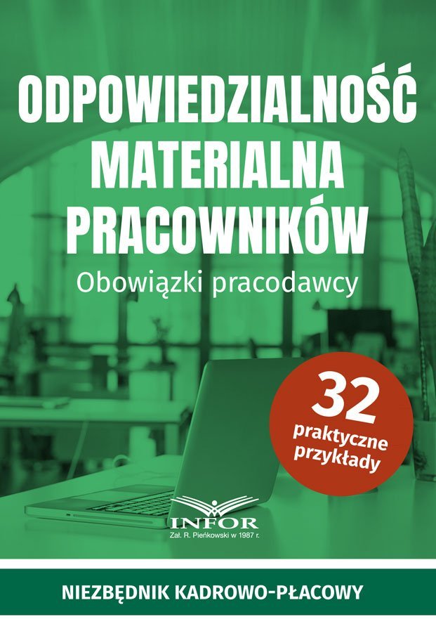 Odpowiedzialność materialna pracowników. Obowiązki pracodawcy okładka