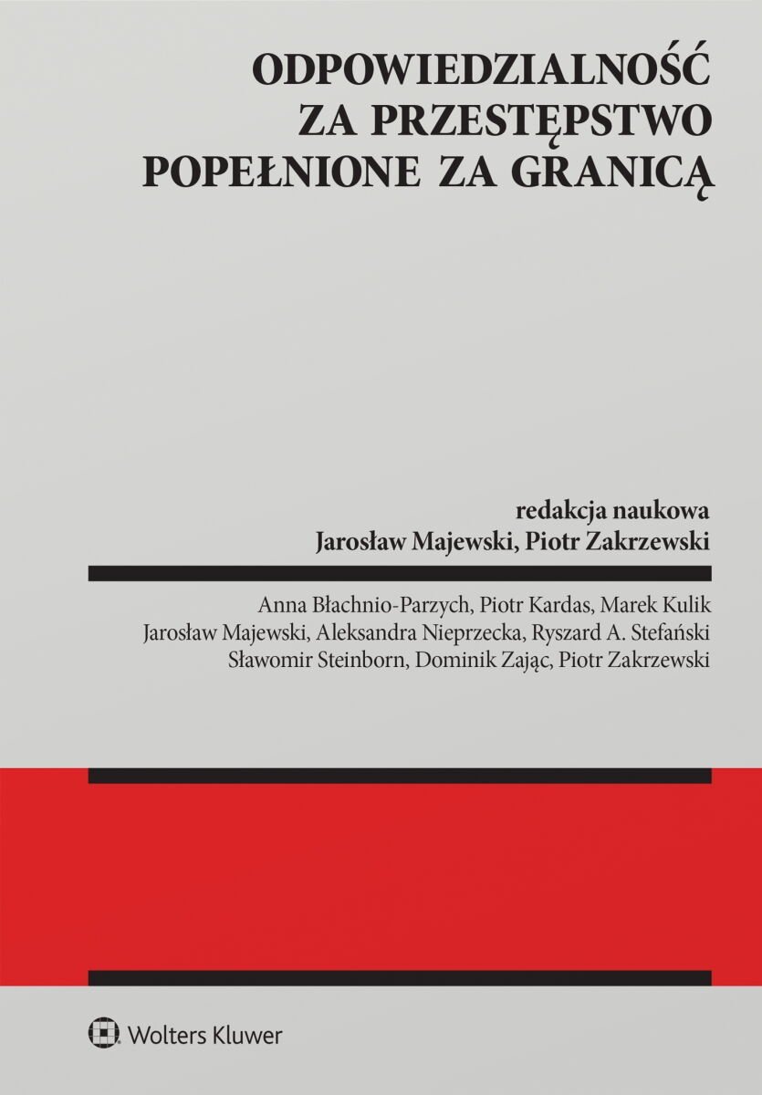 Odpowiedzialność za przestępstwo popełnione za granicą okładka