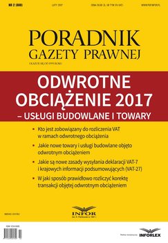 Odwrotne obciążenie 2017 – usługi budowlane i towar okładka