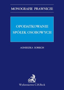 Opodatkowanie spółek osobowych okładka