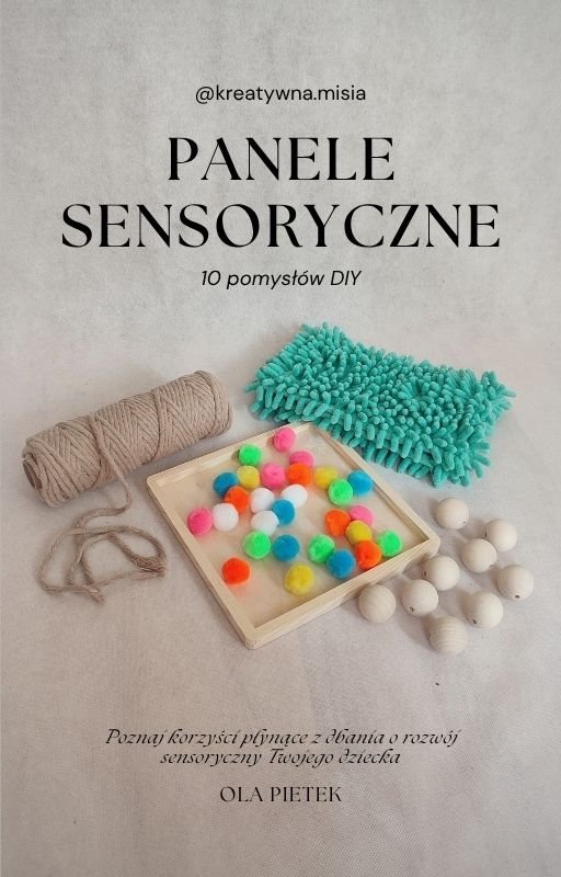 Panele sensoryczne. 10 pomysłów DIY okładka