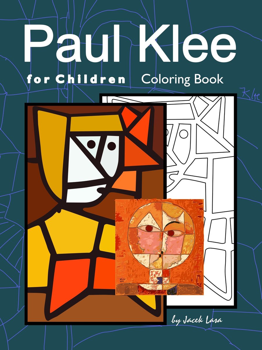 Paul Klee for Children Coloring Book okładka