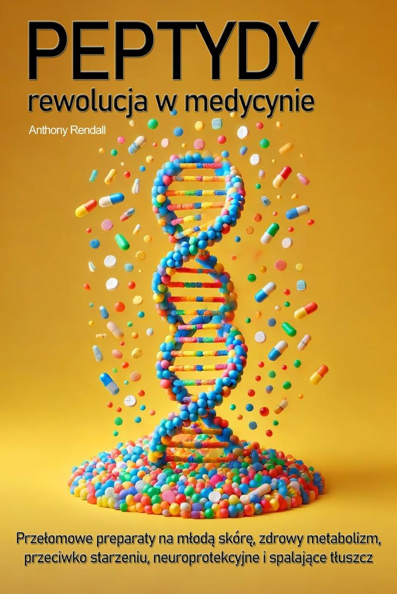 Peptydy - rewolucja w medycynie. Odkryj przełomowe preparaty na młodą skórę, zdrowy metabolizm, przeciw starzeniu, neuroprotekcyjne, spalające tłuszcz i inne! okładka