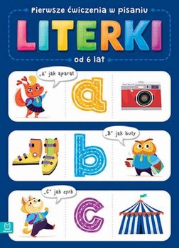Pierwsze ćwiczenia w pisaniu. Literki. Od 6 lat okładka