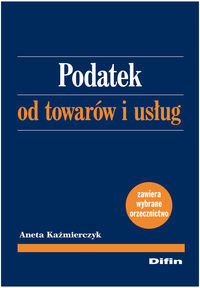 Podatek od towarów i usług okładka