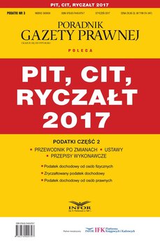 Podatki. Część.2. PIT, CIT, RYCZAŁT 2017 okładka