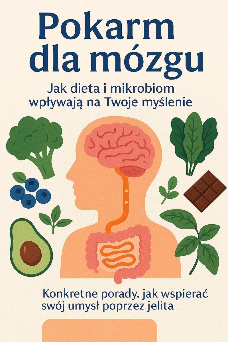 Pokarm dla mózgu. Jak dieta i mikrobiom wpływają na Twoje myślenie okładka
