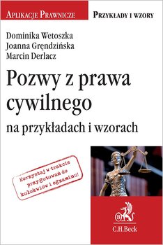 Pozwy z prawa cywilnego na przykładach i wzorach okładka
