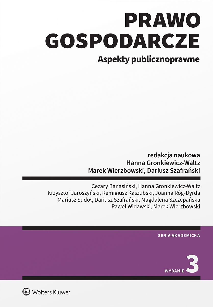 Prawo gospodarcze. Aspekty publicznoprawne okładka
