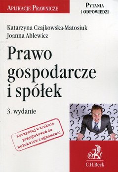 Prawo gospodarcze i spółek okładka