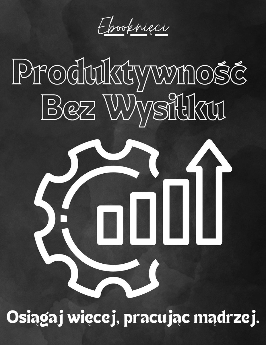 Produktywność Bez Wysiłku okładka