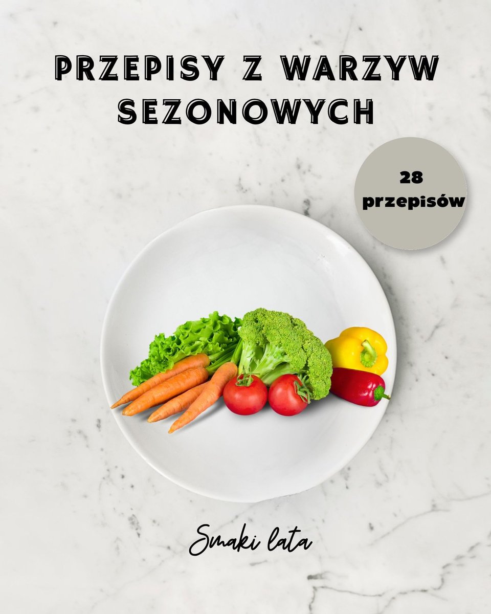 Przepisy z warzyw sezonowych okładka