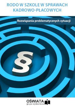 RODO w szkole w sprawach kadrowo-płacowych okładka