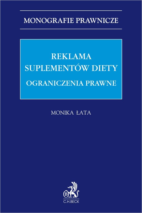 Reklama suplementów diety. Ograniczenia prawne - ebook PDF okładka