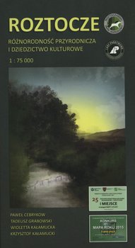 Roztocze. Różnorodność przyrodnicza i dziedzictwo kulturowe 1:75 000 okładka