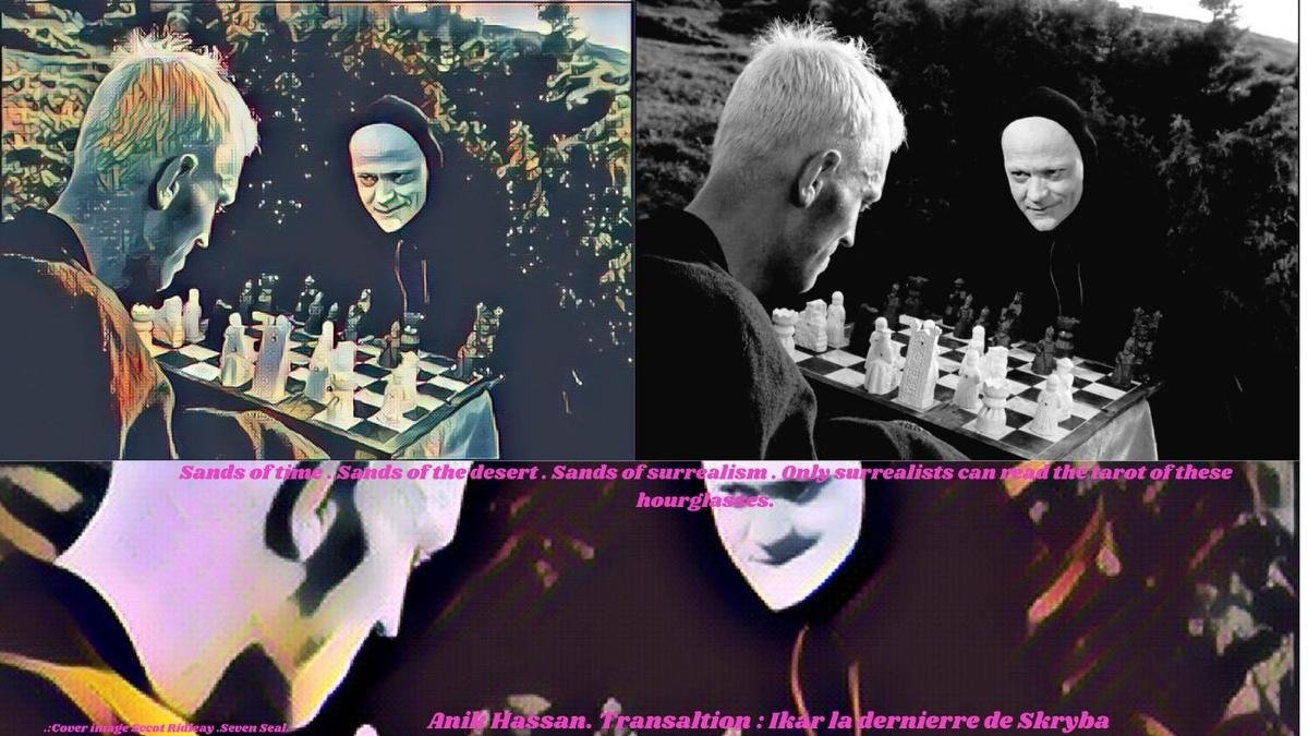 Sands of time. Sands of the desert. Sands of surrealism. Only surrealists can read the tarot of these hourglasses okładka