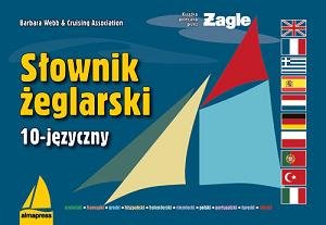 Słownik żeglarski 10-języczny okładka