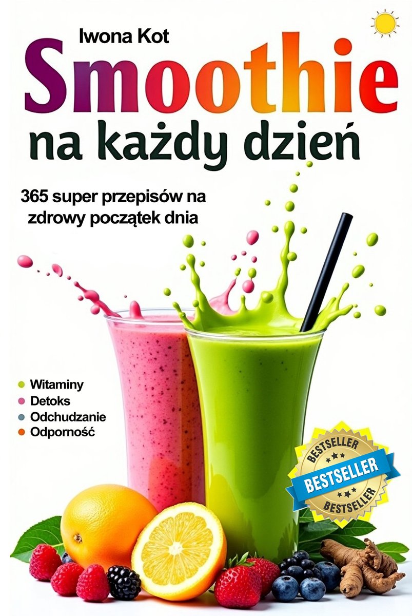 Smoothie na każdy dzień. 365 przepisów na zdrowy początek dnia. Witaminy • Detoks • Odporność • Odchudzanie okładka