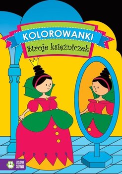 Stroje księżniczek. Kolorowanki okładka
