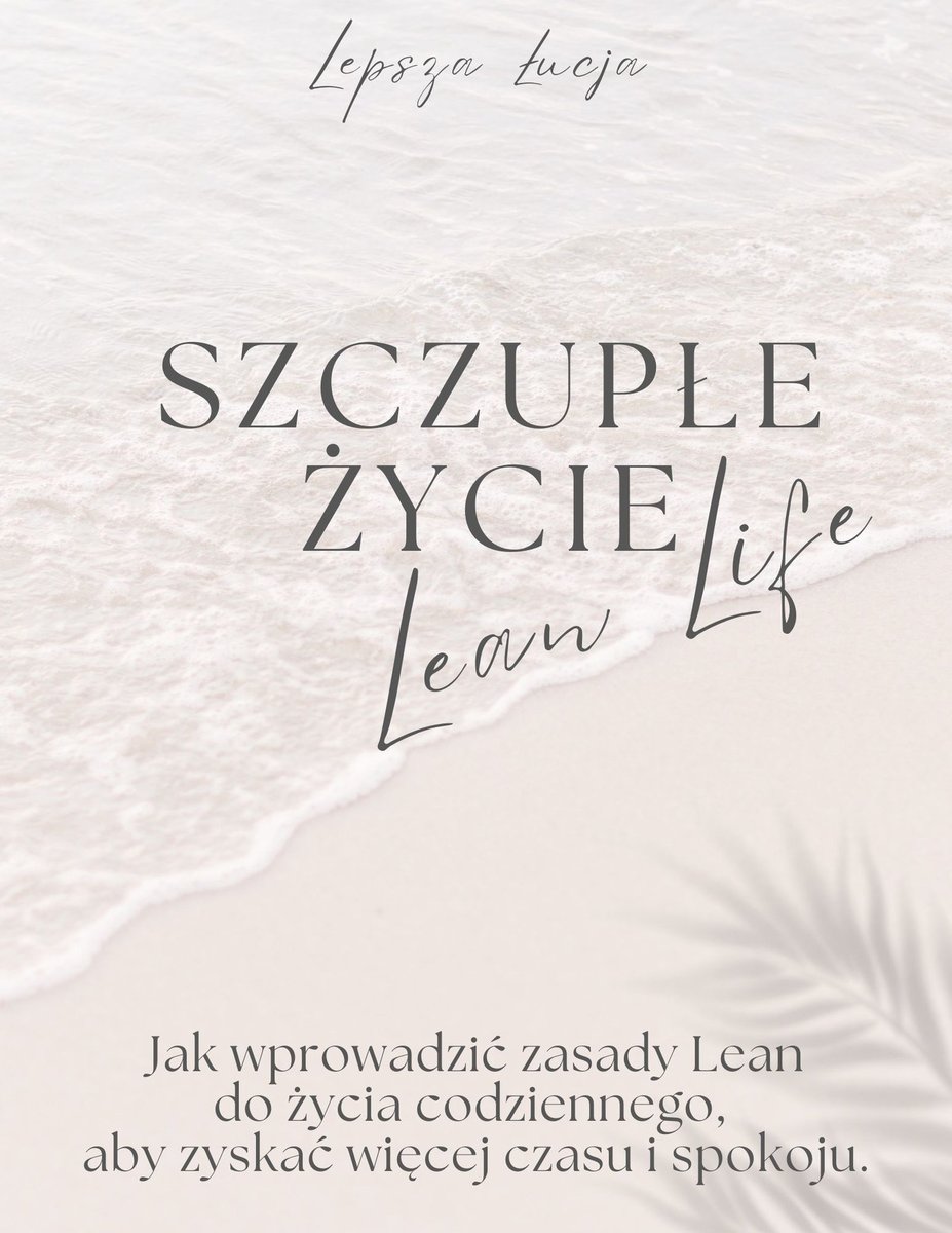 Szczupłe życie "Lean life" okładka