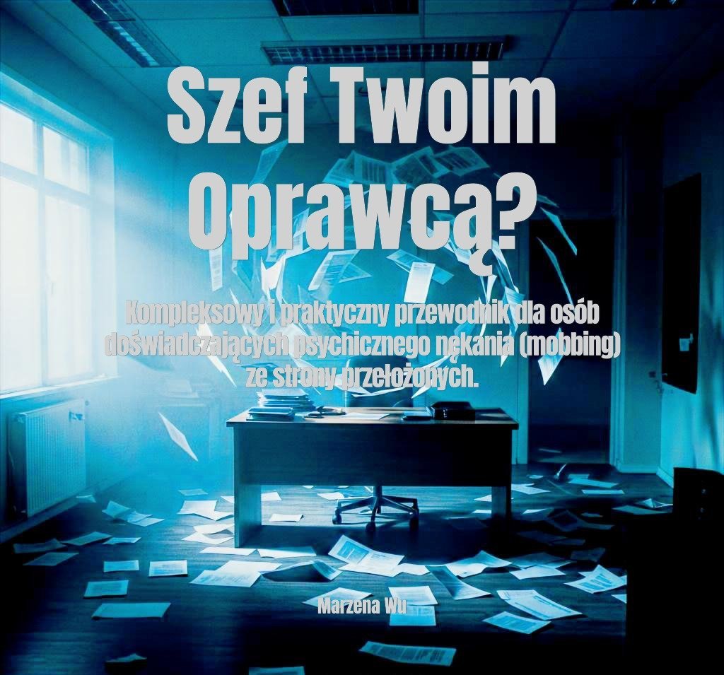 Szef Twoim Oprawcą? Kompleksowy i praktyczny przewodnik dla osób doświadczających psychicznego nękania (mobbing) ze strony przełożonych. okładka