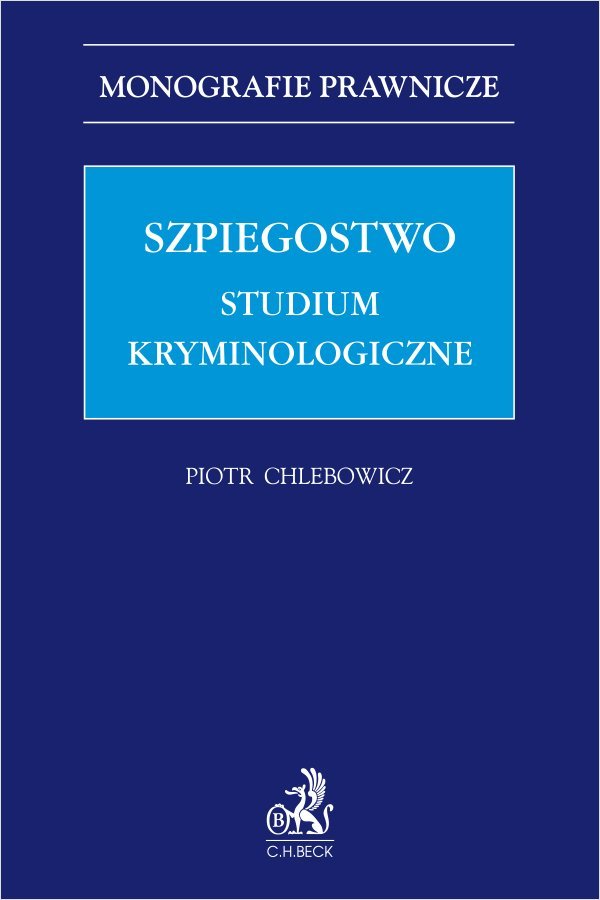 Szpiegostwo. Studium kryminologiczne okładka