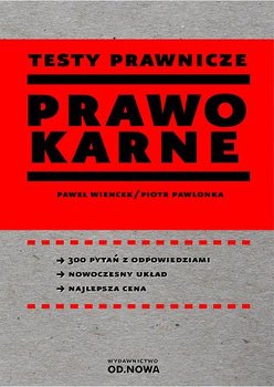Testy prawnicze. Prawo karne okładka