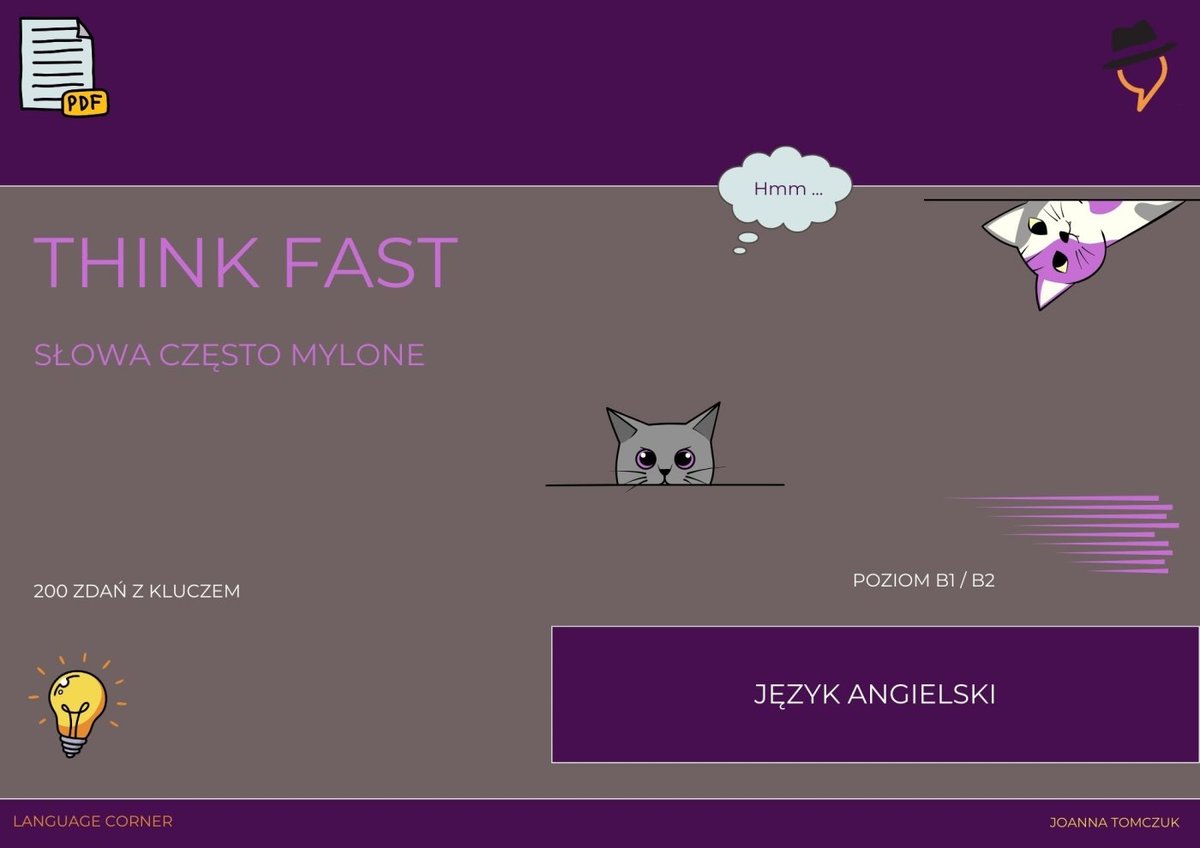 Think Fast. Słowa często mylone. Poziom B1/B2 okładka