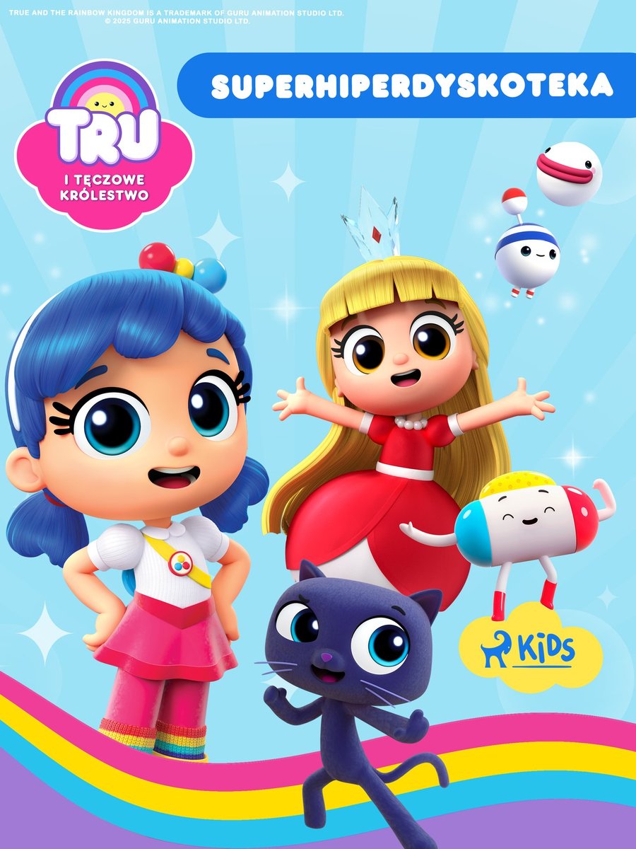 Tru i Tęczowe Królestwo. Superhiperdyskoteka okładka