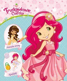 Truskawkowe Ciastko. Naklejki, ścieralne strony okładka