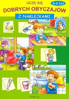 Uczę się dobrych obyczajów. Z naklejkami okładka