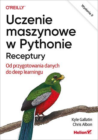 Uczenie maszynowe w Pythonie. Receptury okładka