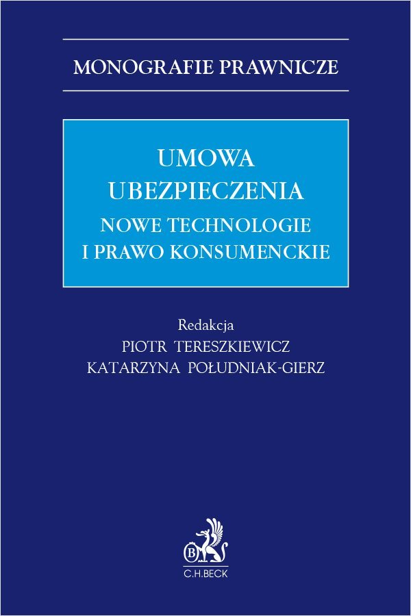 Umowa ubezpieczenia. Nowe technologie i prawo konsumenckie okładka