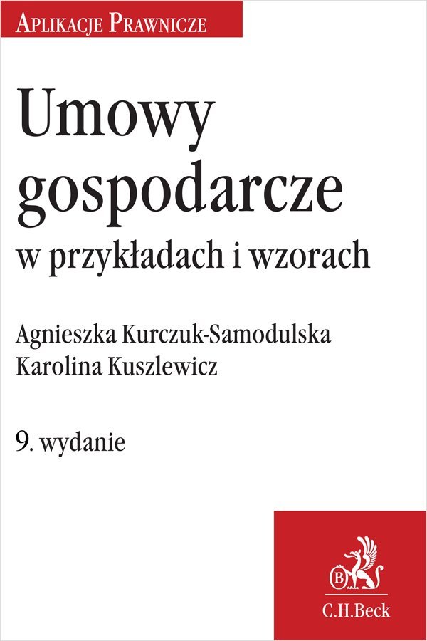 Umowy gospodarcze w przykładach i wzorach okładka