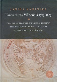 Universitas Vilnensis 1793-1803 okładka