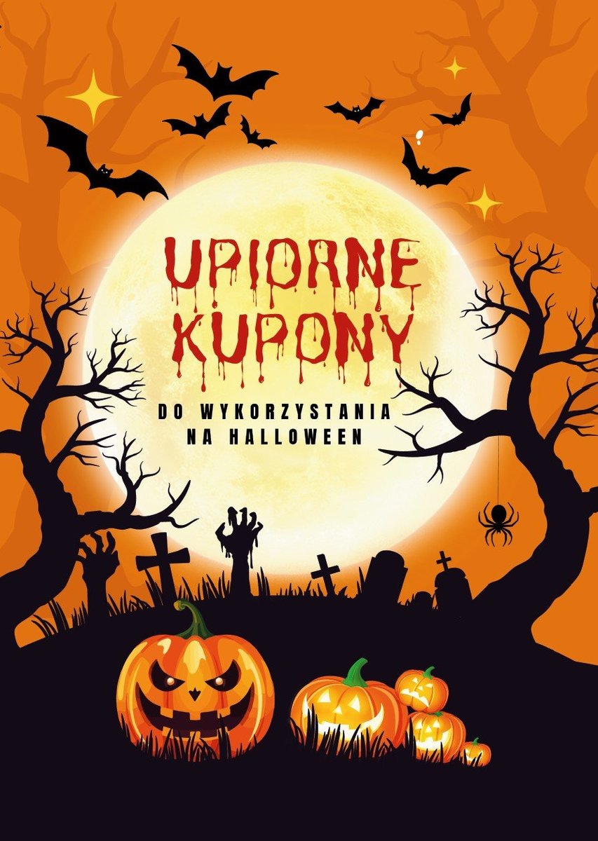 Upiorne kupony do wykorzystania na Halloween okładka