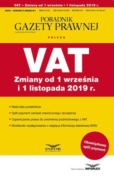 Vat. Zmiany od 1 września i 1 listopada 2019 r. okładka