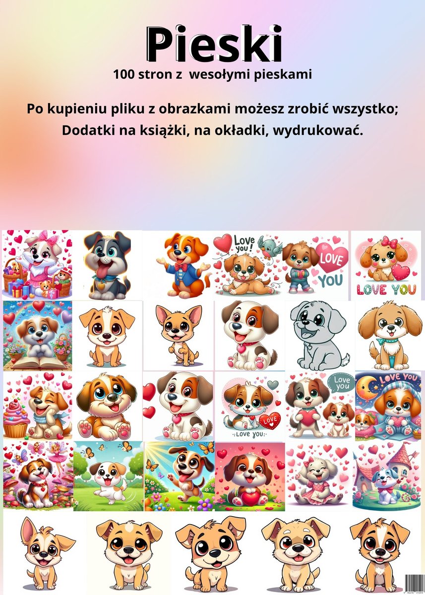 Wesołe pieski okładka