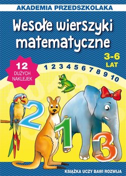 Wesołe wierszyki matematyczne 3-6 lat okładka