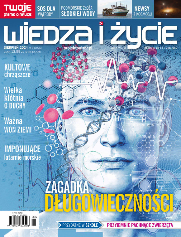 Wiedza i Życie nr 8/2024 okładka
