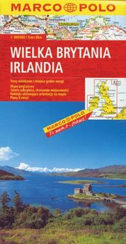 Wielka Brytania, Irlandia. Mapa samochodowa. 1:800 000 okładka