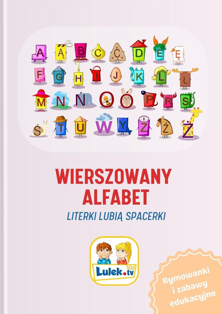 Wierszowany alfabet. Literki lubią spacerki okładka
